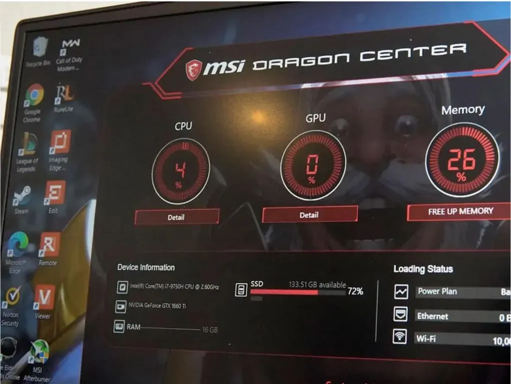 MSI gl65 4 msi gl65
